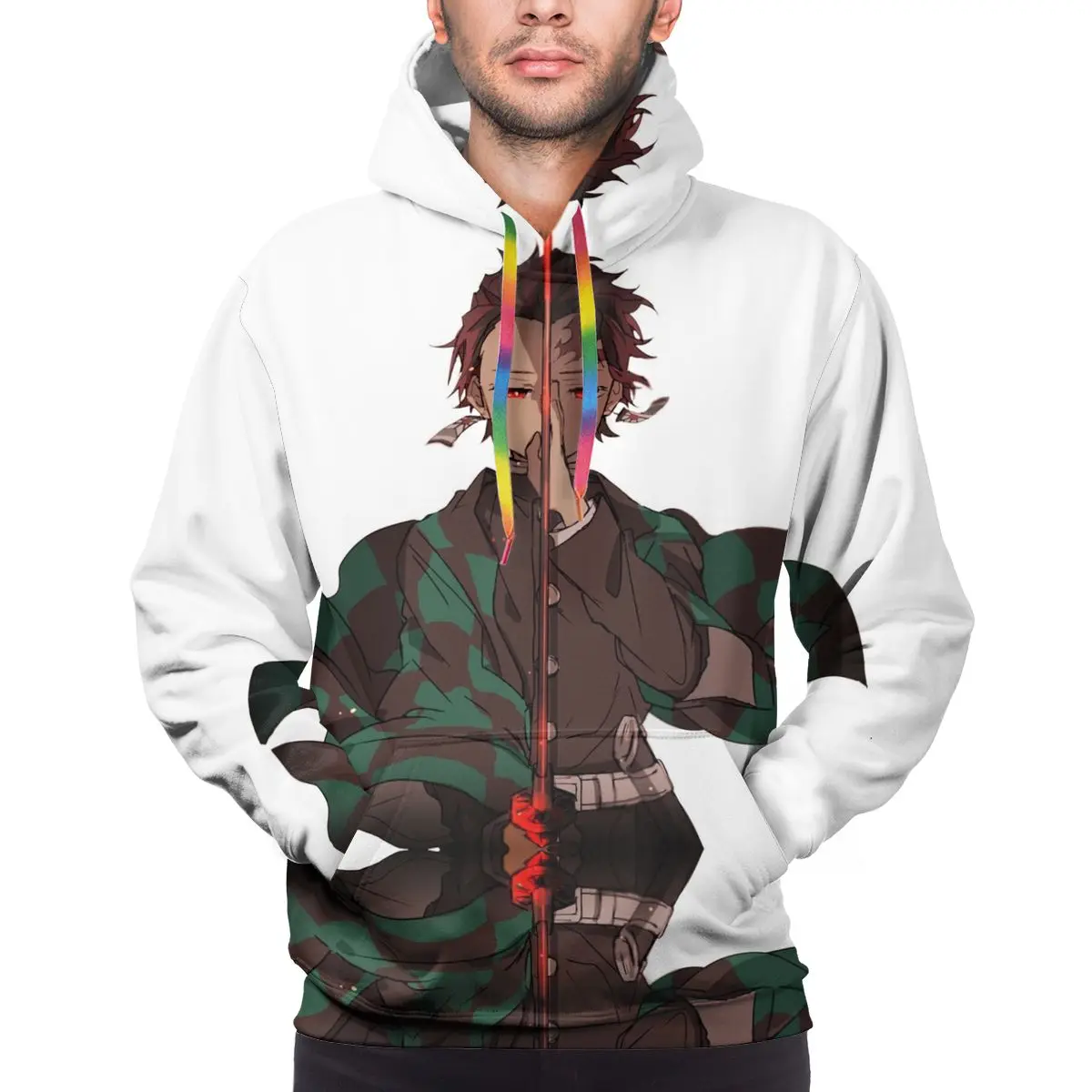 

man Custom Pattern clothes Hoodies Demon Slayer Sportswear Anime Comfortable For men and women Suitable Unisex Hoodie
