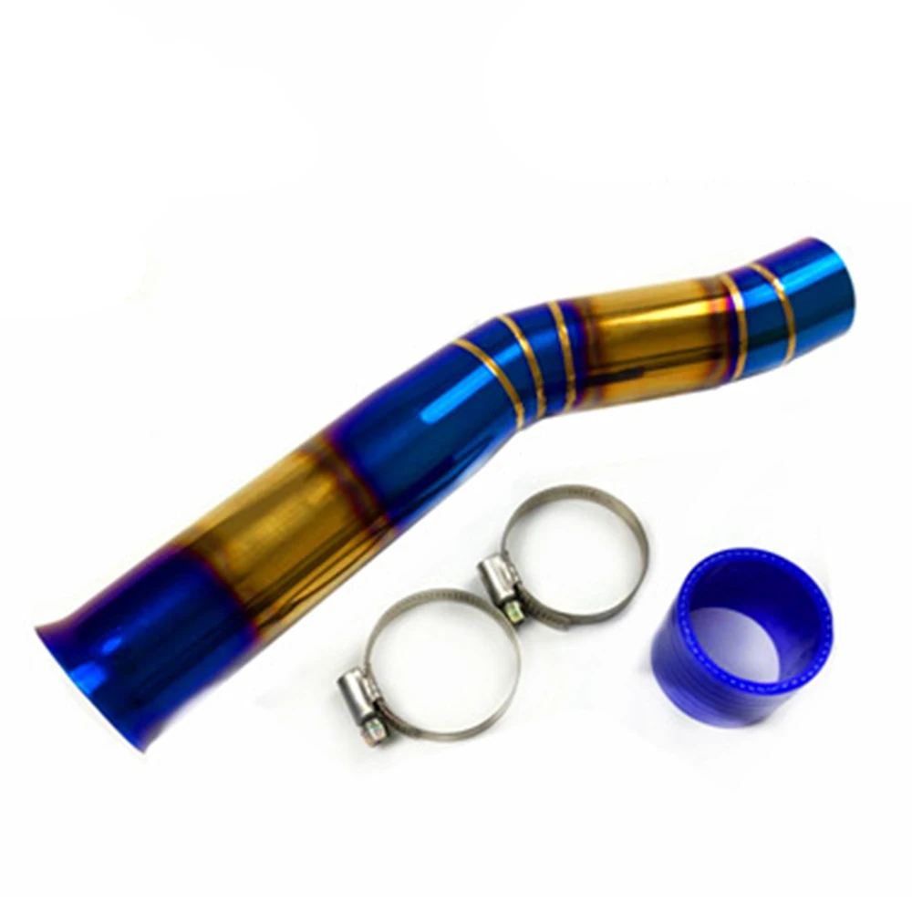 For Yamaha NMAX155 Motorcycle Modification Supplies Stainless Steel Burning Blue Air Filter Intake Pipe Accessories |