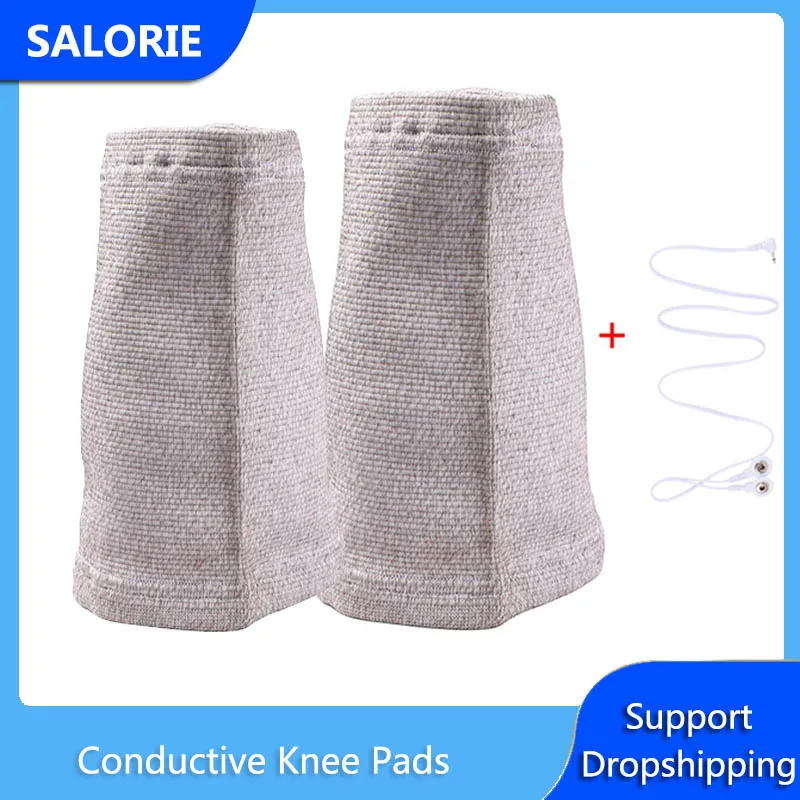 Проводящие наколенники Серебряное волокно наколенник для десятков блок EMS