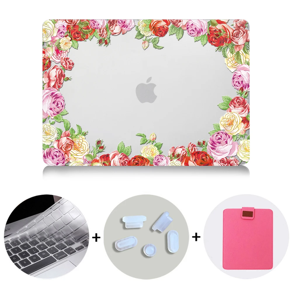 MB12 MTT туфли с цветами из стразов чехол для ноутбука Macbook Air Pro retina, возрастом 11, 12, 13, 15 дюймов с сенсорной панелью жесткий чехол для macbook 13,3 дюймов чехол для ноутбука - Цвет: MB12