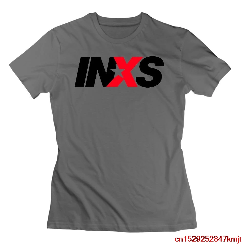 UrsulaA Женская Повседневная футболка INXS DeepHeather|Мужские футболки| |