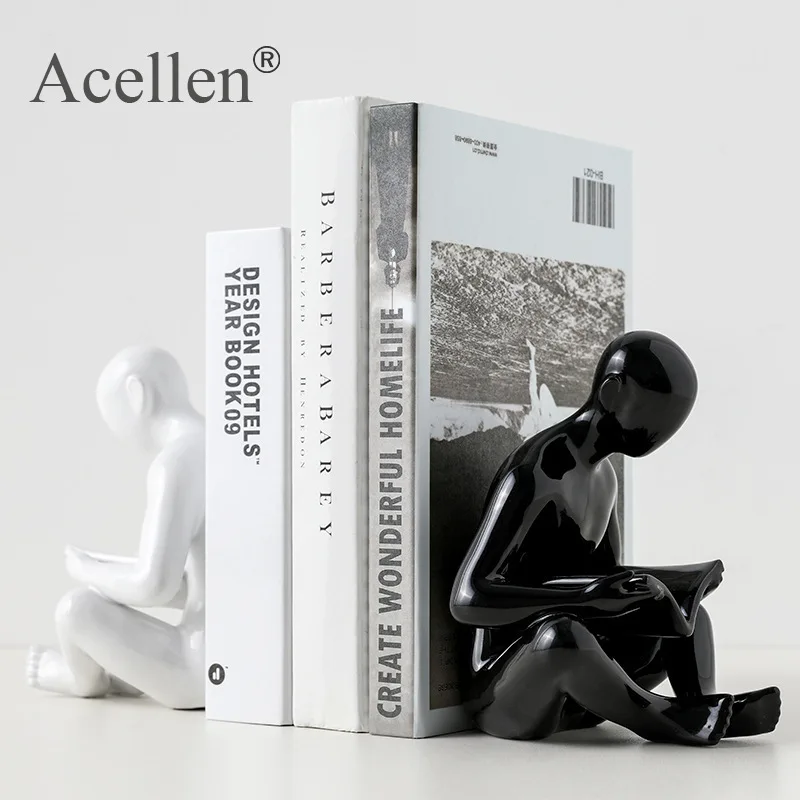 Скандинавская креативная керамическая подставка для книг украшение дома