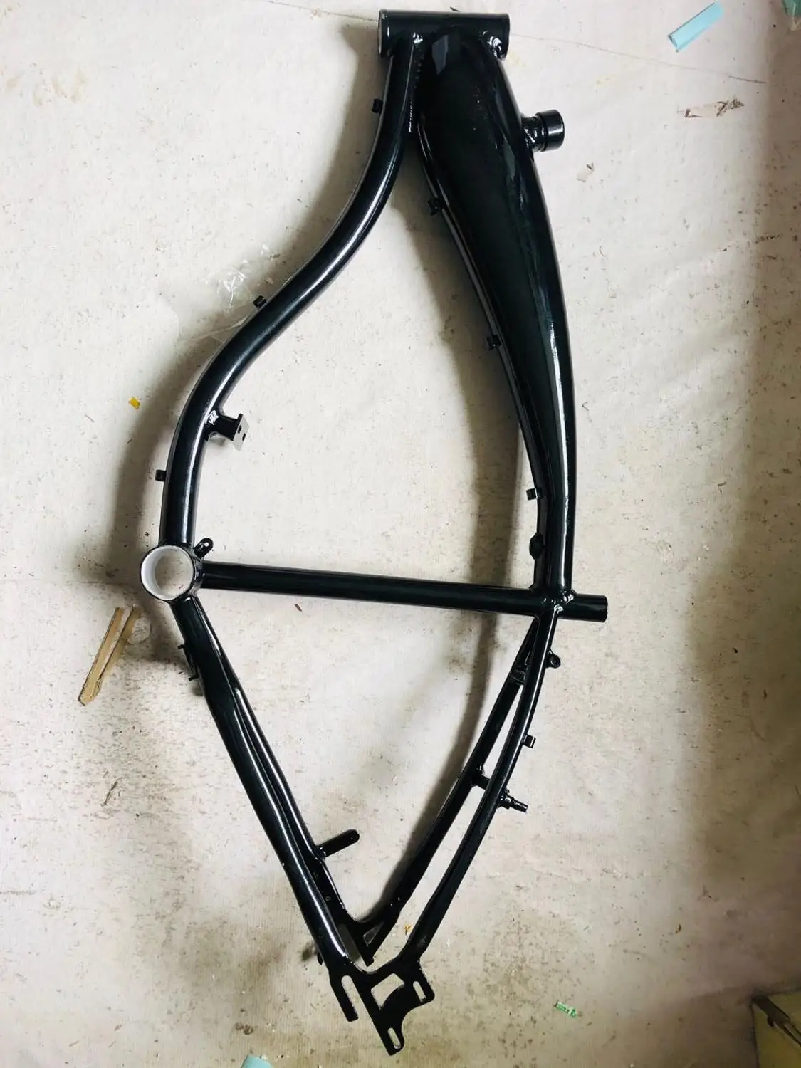 Черный моторизованный велосипед из алюминиевого сплава 2 4л встроенный газовый