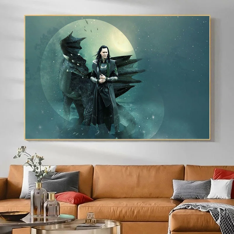 Постеры и плакаты с изображением Тома хиддлстона из сериала Marvel 2021 Локи 1 сезон