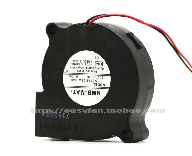 

BM5115-05W-B40 Brand New NMB Fan 5015 24V 0.13A 5cm/ Centimeter Turbine Drum Wind Machine cooling fan cooler 50x50x10mm