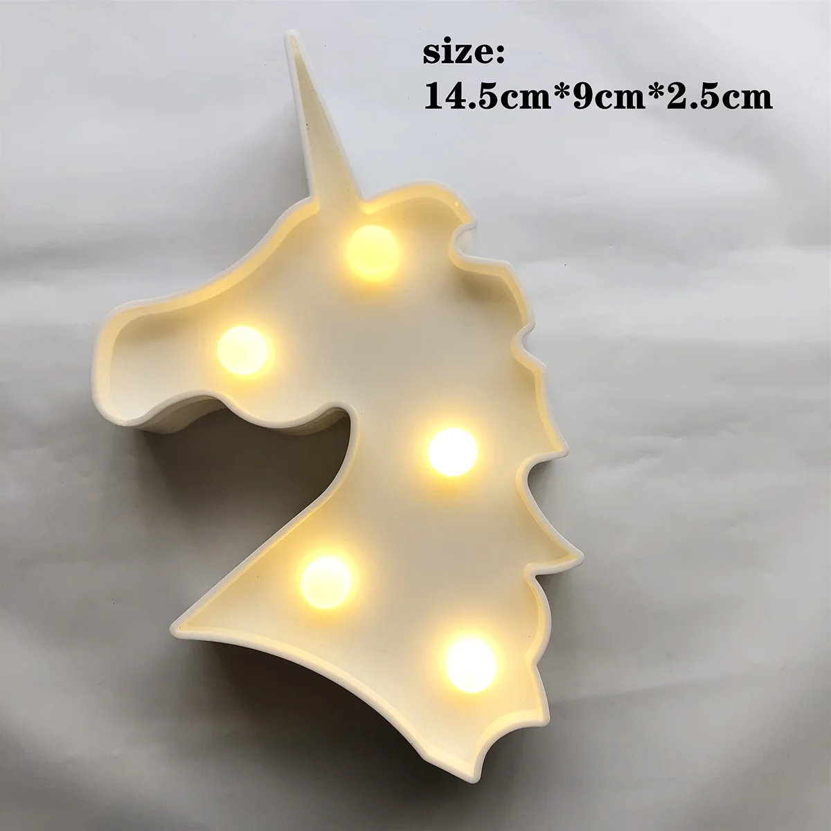 white unicorn head YAYU мультфильм настольная лампа 3D Корона/единорог голова/Кактус/единорог/Моделирование Ночной светильник светодиодный настольная лампа украшение дома офисные подарки - Испускаемый цвет: white unicorn head