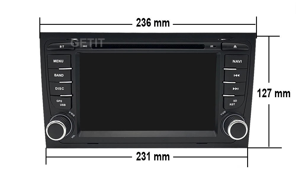 DSP Android 10 автомобильный стерео DVD мультимедийный плеер для Audi A4 S4 RS4 2002-2007 с WiFi BT gps навигацией Радио 7 ''ips экран