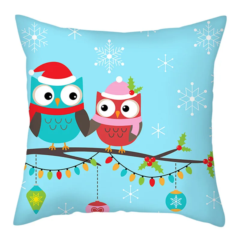 Зимний Рождественский Чехол на подушку Fuwatacchi стильный чехол для подушки