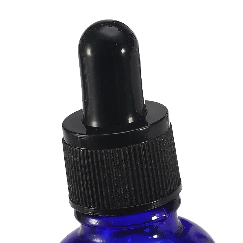 Empty Dropper Bottle Blue Essential Oil Glass Aromatherapy Liquid Brown 30ml Drop For Massage Pipette Bottles Refillable | Красота и