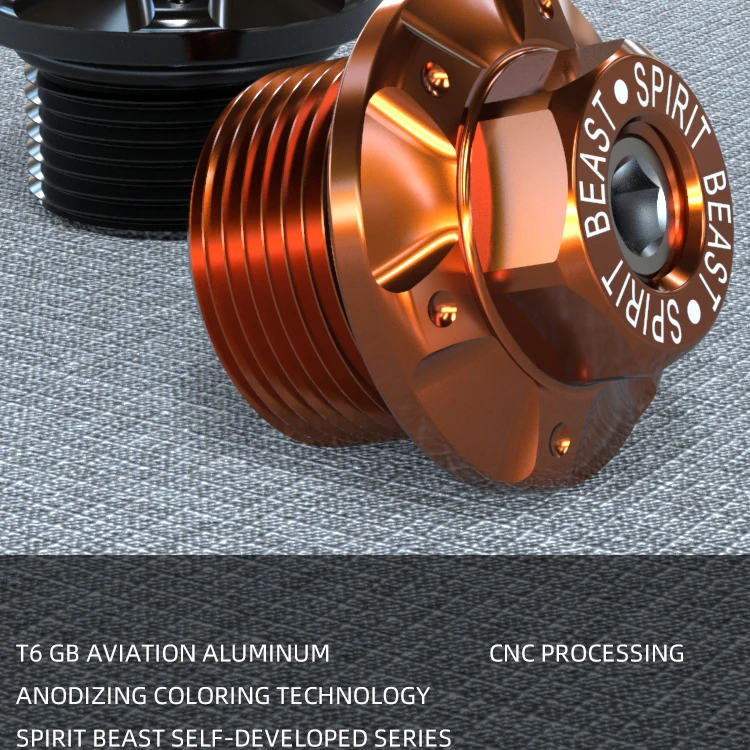 Дух зверя мотоцикл Магнитный Гайка масляного поддона для слива масла Резьбовая