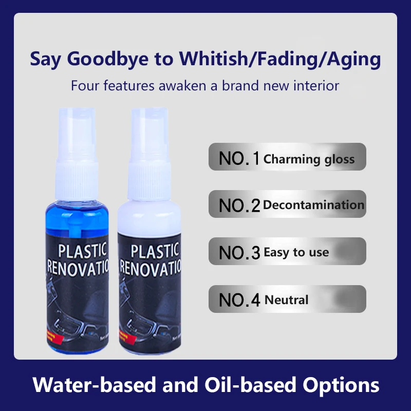 

30 мл внутренние пластиковые детали для автомобиля, агент для розничного чтения, автомобильное пластиковое Восстановленное покрытие, воск, ...