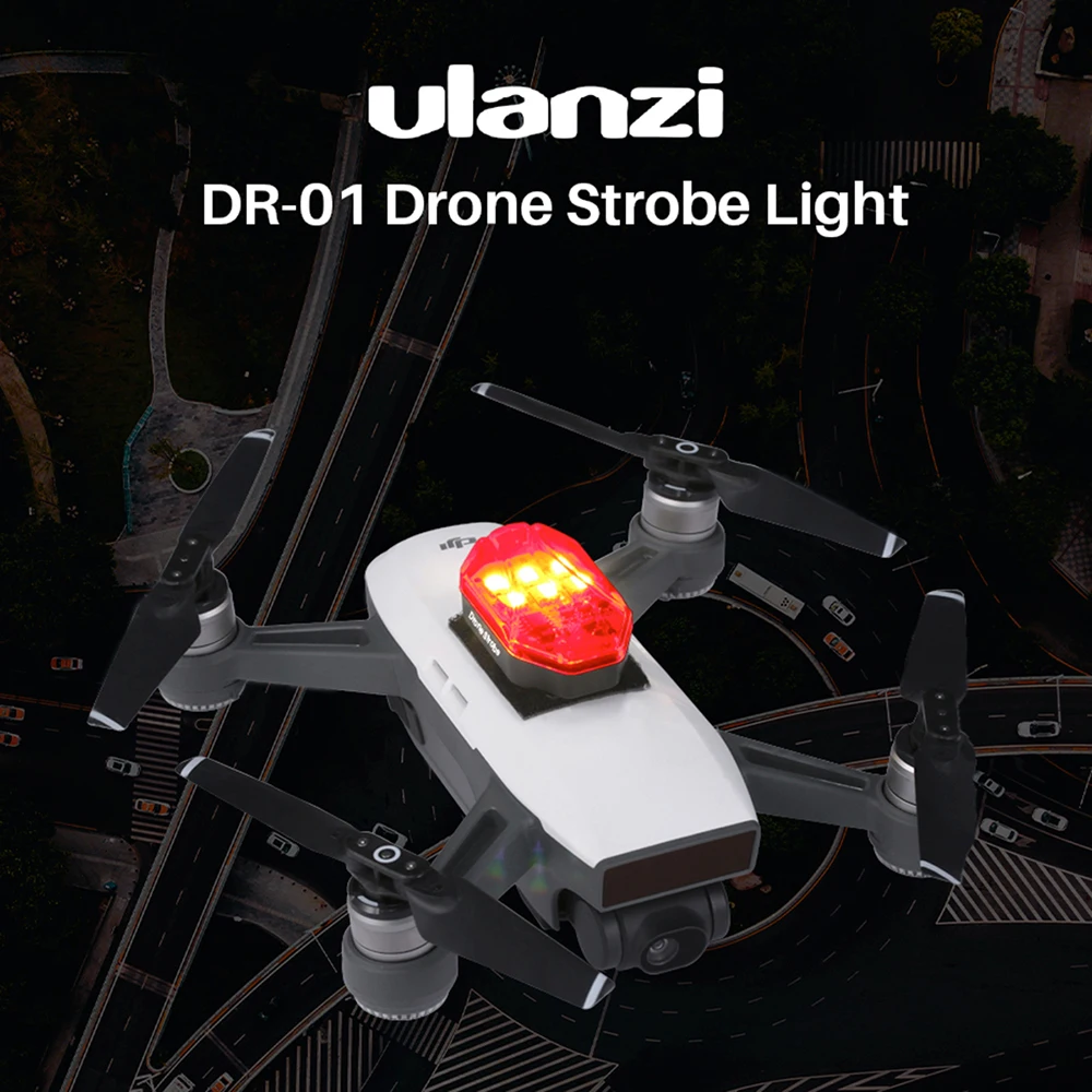 Ulanzi DR-01 3 режима RGB RC Дрон светодиодный легкий вспышка Беспроводная Светодиодная