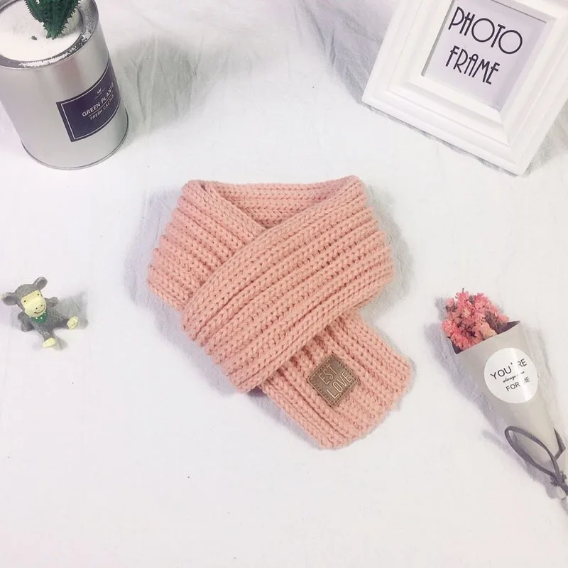 Мода 2019 г. зимние детские шарфы теплый шарф для маленьких мальчиков и девочек