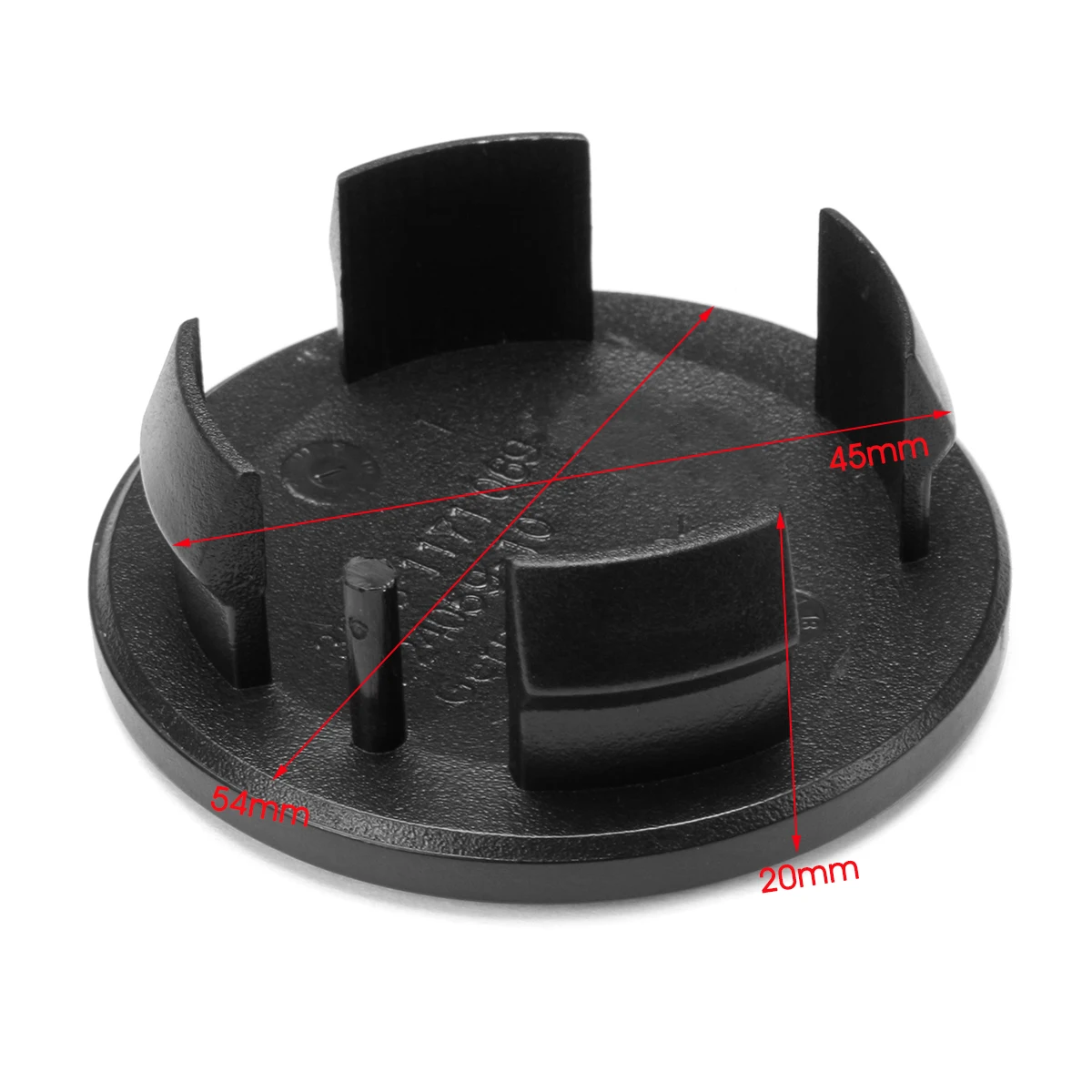 

4Pcs 54mm Black Plastic Car Wheel Center Hub Caps Wheel Rim Center Cap Dust-proof Covers For Mini Cooper