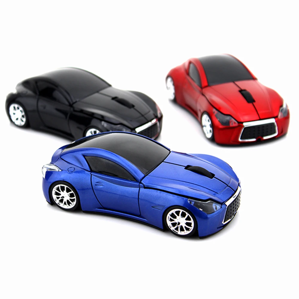 3D беспроводная мышь, автомобильная мышь, беспроводная камуфляжная, 2,4 ГГц, оптическая игровая мышь, светодиодный светильник, USB приемник для ноутбука, ПК, ноутбука