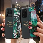 Чехол с ремешком на запястье для Samsung Galaxy A50 A51 A71 A70 A30 A20 A21s Note 10 plus Lite S9 S8 S10 S20 plus