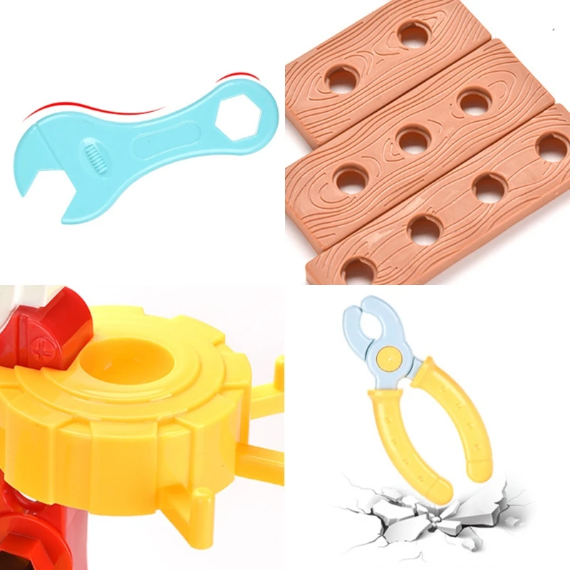

Children Power Tool Table Set Play House DIY Assembly Simulation Repair Tool Toy