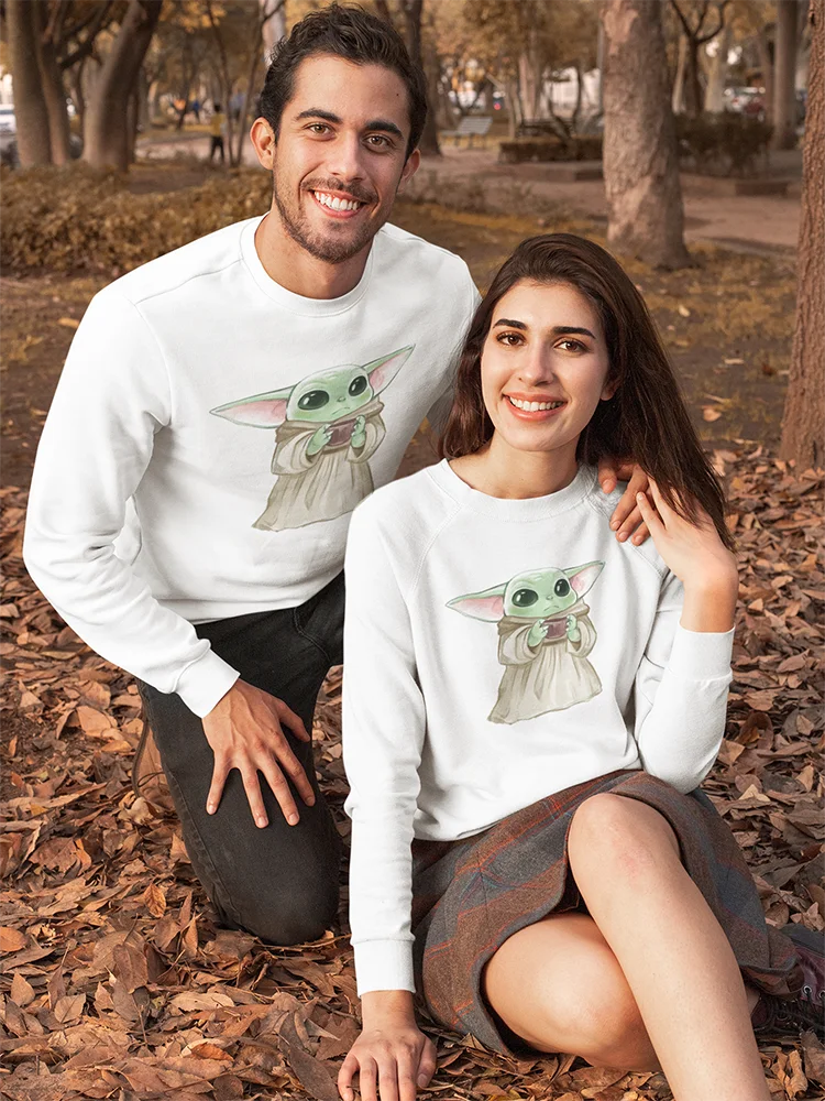 

Baby Yoda Sweatshirts Disney Sudaderas De Mujer Hoodie Woman Oversize Pullover Kawaii Cartoon 2022 Spring Autumn Unisex Hipster