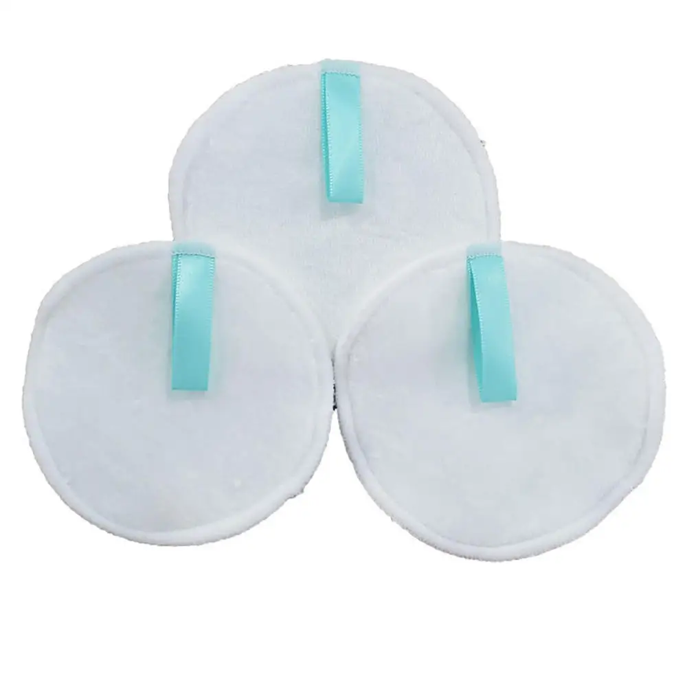 Разноцветные подкладки для косметики 9 см многоразовые хлопковые бамбуковое