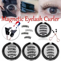 false lashes kit 4pcs quantum magnetic false eyelashes no glue reusable eyelash extension professional diy makeup tool