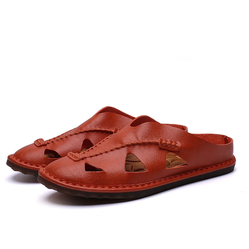 Мужские сандалии с цветочным принтом дышащие Резиновые тапочки Обувь в римском