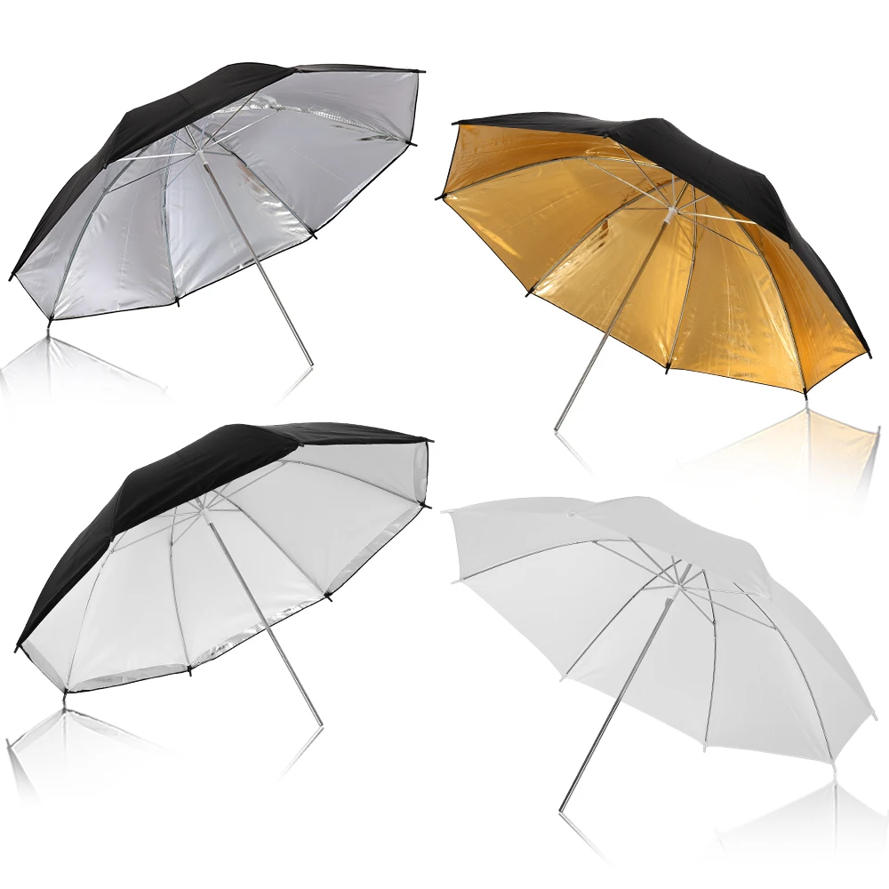 4 шт. полупрозрачный белый зонтик-рассеиватель для студийной фотосъемки 80 см 33