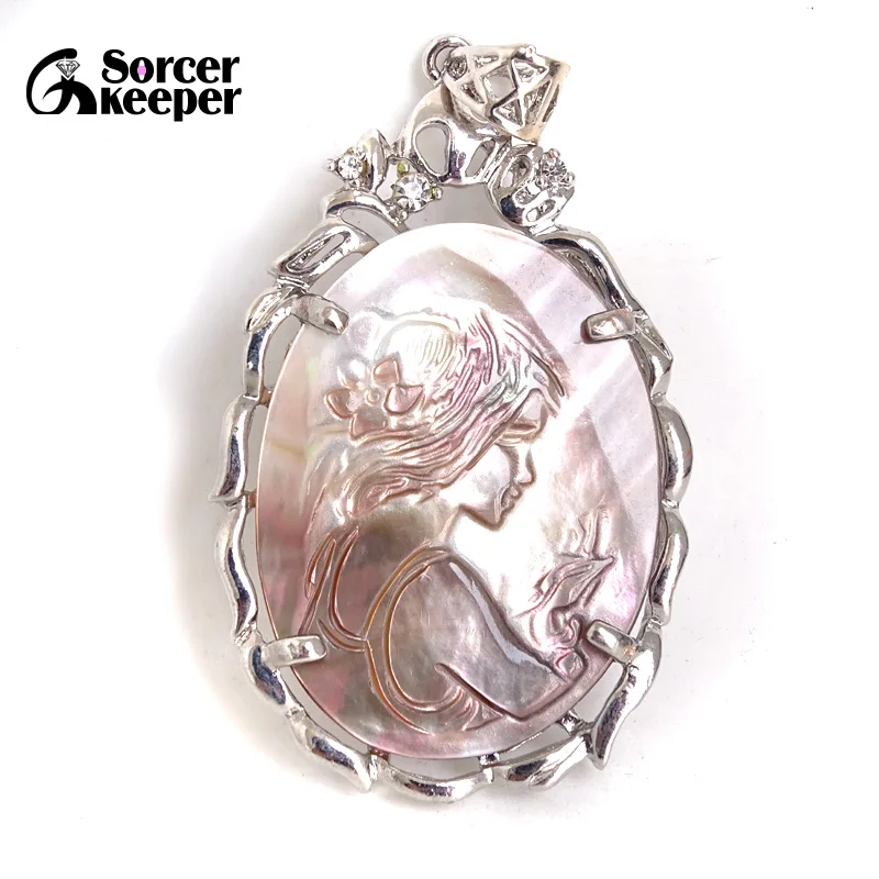 Натуральные аксессуары многоцветное ожерелье с морским жемчугом из ракушек