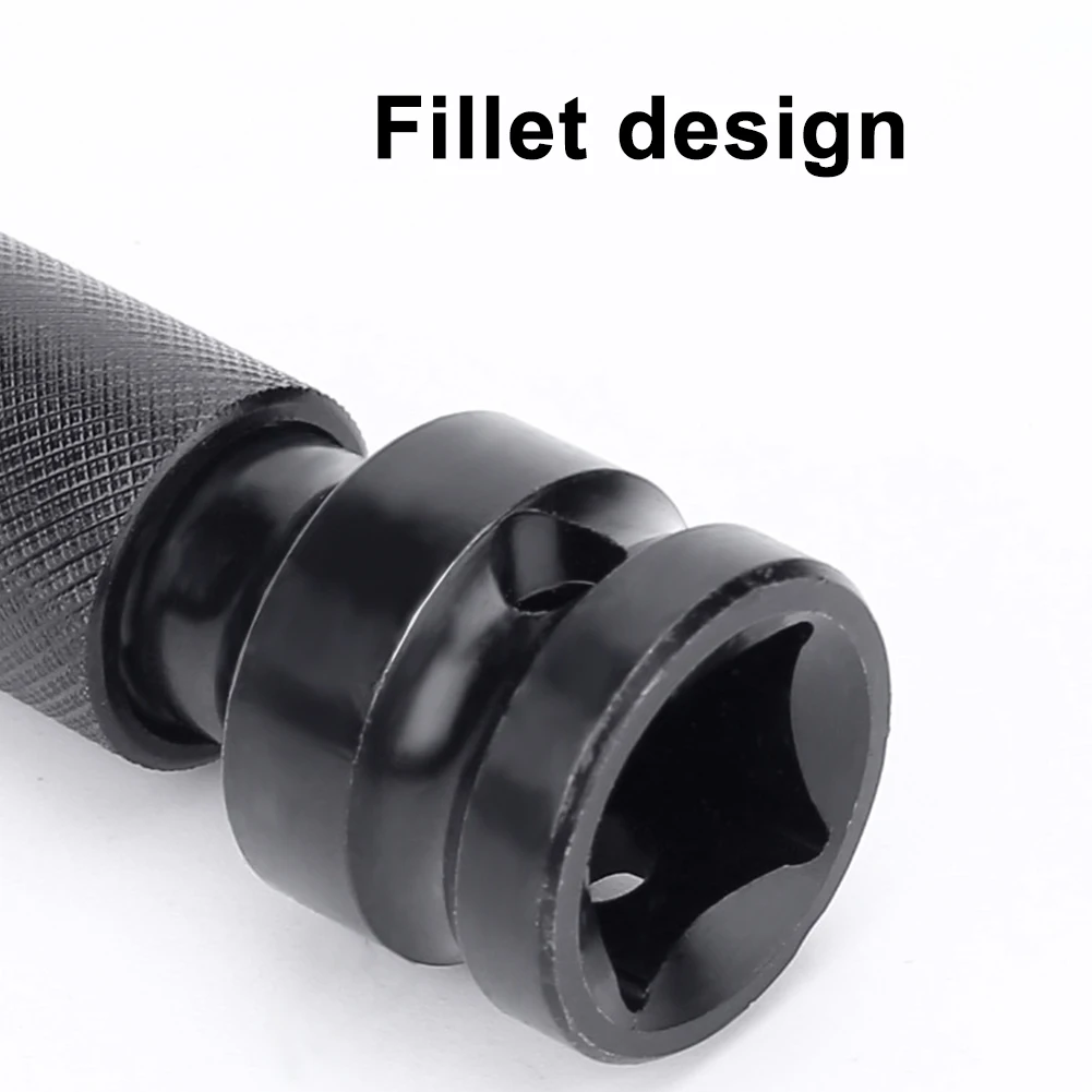 Переходник для отвертки квадратный ударный адаптер 1/2 дюйма на 1/4 с шестигранным