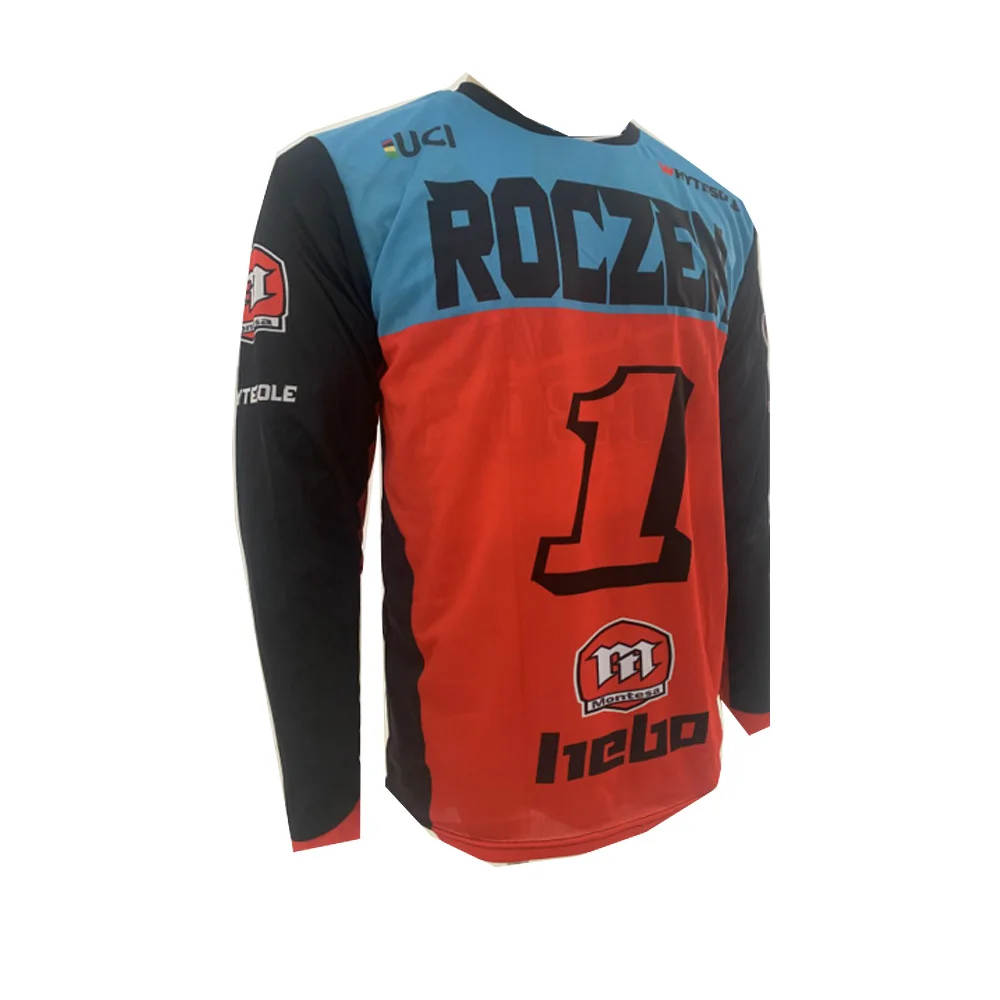 Велосипедная футболка для мотокросса с длинным рукавом |