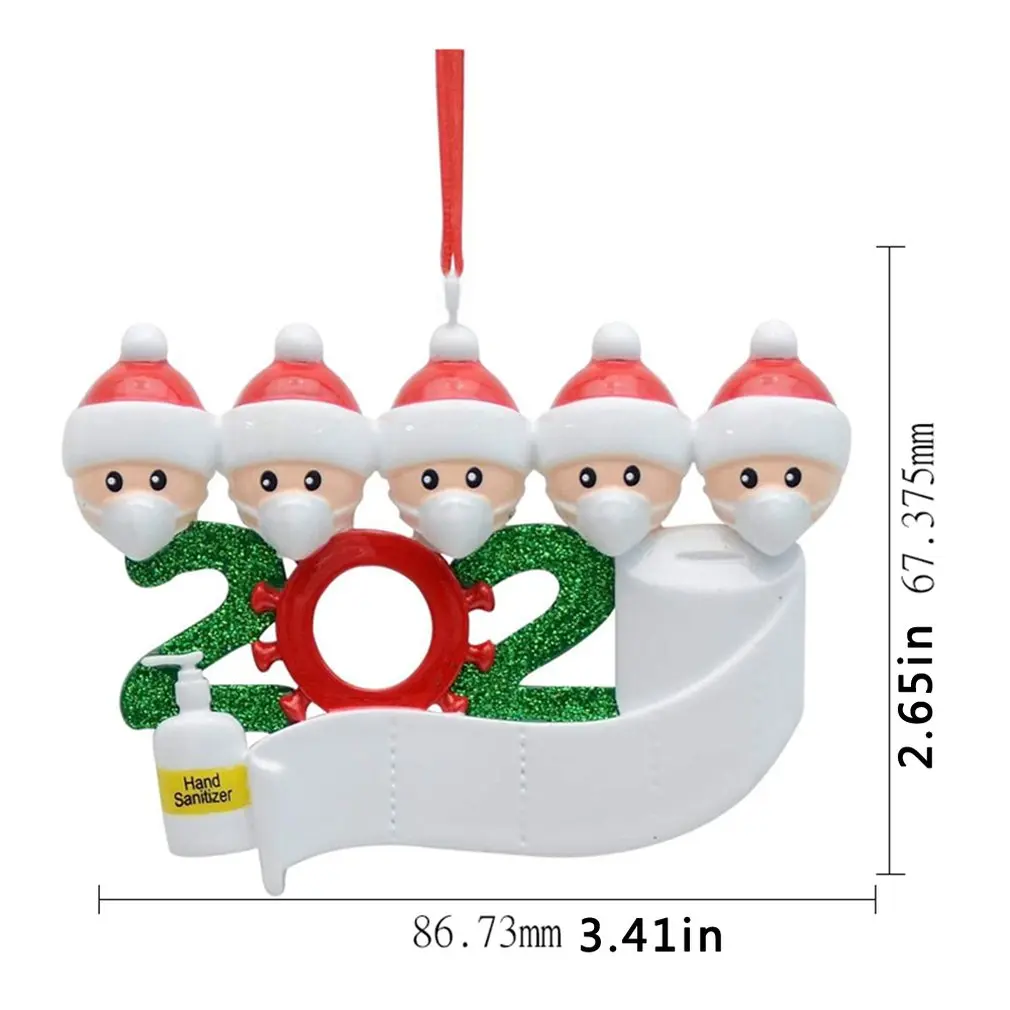 

Diy Name Greetings Mask Snowman Christmas Tree Hanging Pendant Christmas Ornament Holiday Decorations