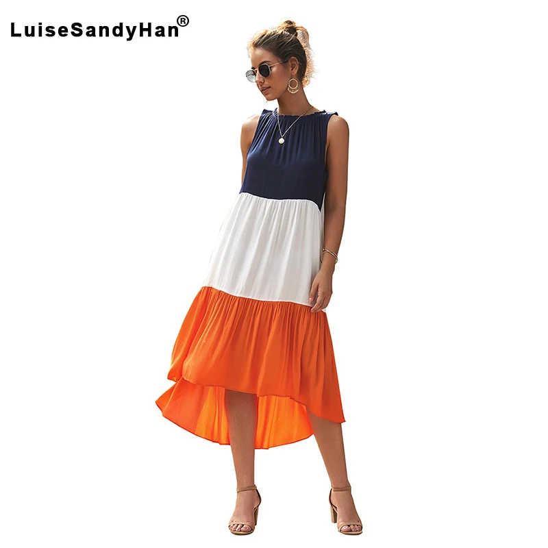 Женское платье на бретельках винтажное Свободное в стиле ретро с драпировкой для