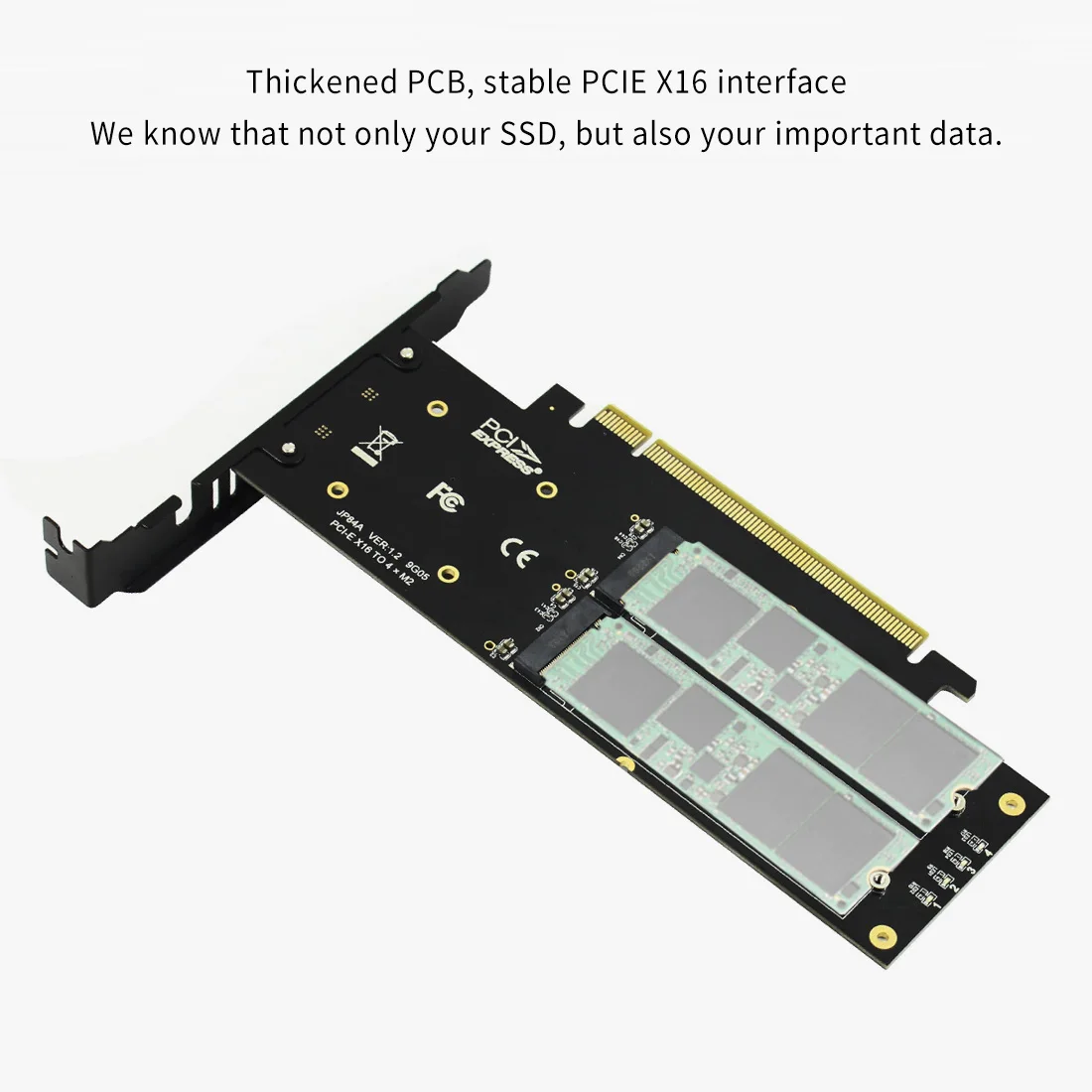 JEYI iHyper Pro m.2 X16 до 4XPCIE3.0 GEN3 4 * RAID CARD PCI E VROC M.2X16 M2X16 4XX4 для NVME RAID|Платы расширения| |
