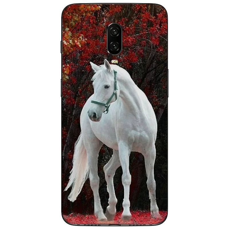 Mobile Cell Phone Case TPU for OnePlus 5 5T 6 6T 7 7T Pro Cover Cute beauty horse | Мобильные телефоны и аксессуары