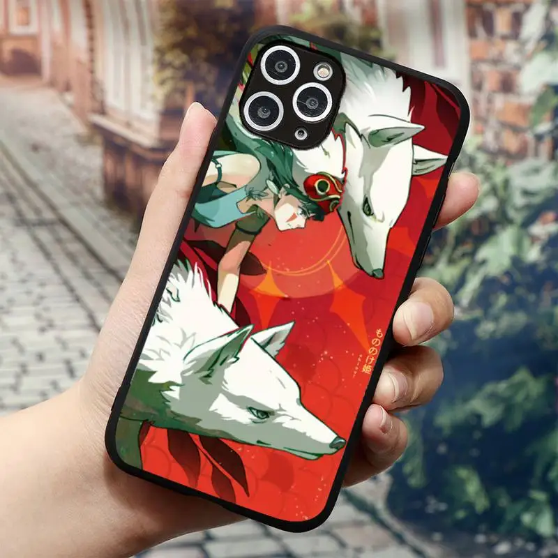 

Mononoke Hime Phone Cases for iPhone 11 12 mini pro XS MAX 8 7 6 6S Plus X 5S SE 2020 XR