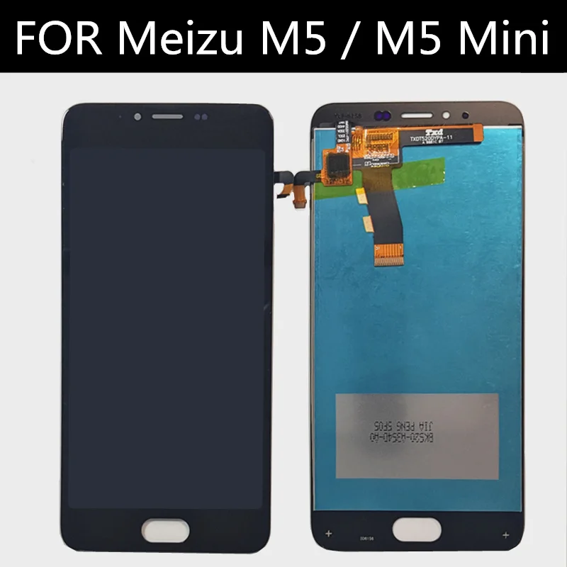 ЖК дисплей 5 2 дюйма для MEIZU M5 M611H сенсорный экран дигитайзер стеклянный объектив в