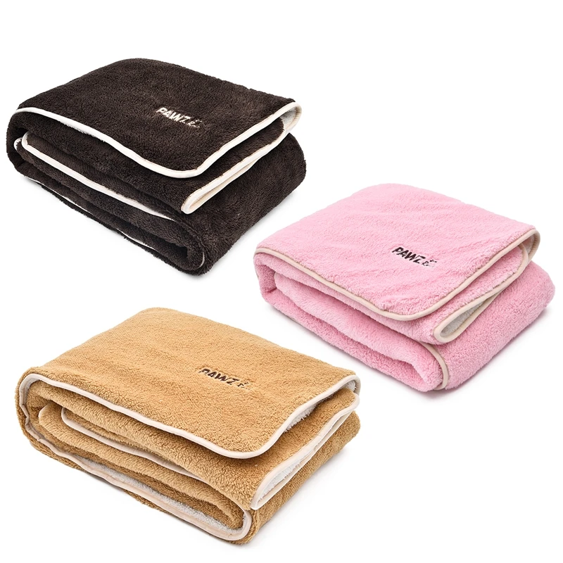 

Super Soft Pet Towel Coral Fleece Blanket For Puppy Cat Bath Towel M/L Size Pet Supplies High Quality People Use it Warm