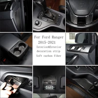 for 2015 2021 ford ranger wildtrak car central control gear outer frame cover decorative stickers interior accessories%ef%bc%88lhd%ef%bc%89