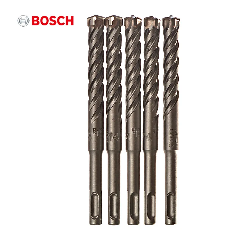Bosch высокоскоростной стальной прямой хвостовик Сверло четыре ямы молоток Круглый хвостовик ударный квадратный хвостовик сплав сверло