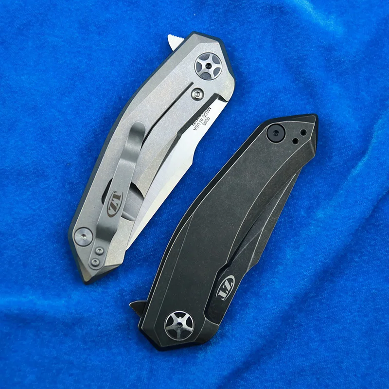 Складной титановый нож ZT Mark s35vn 0095 с шарикоподшипником ласты карманный кухонный
