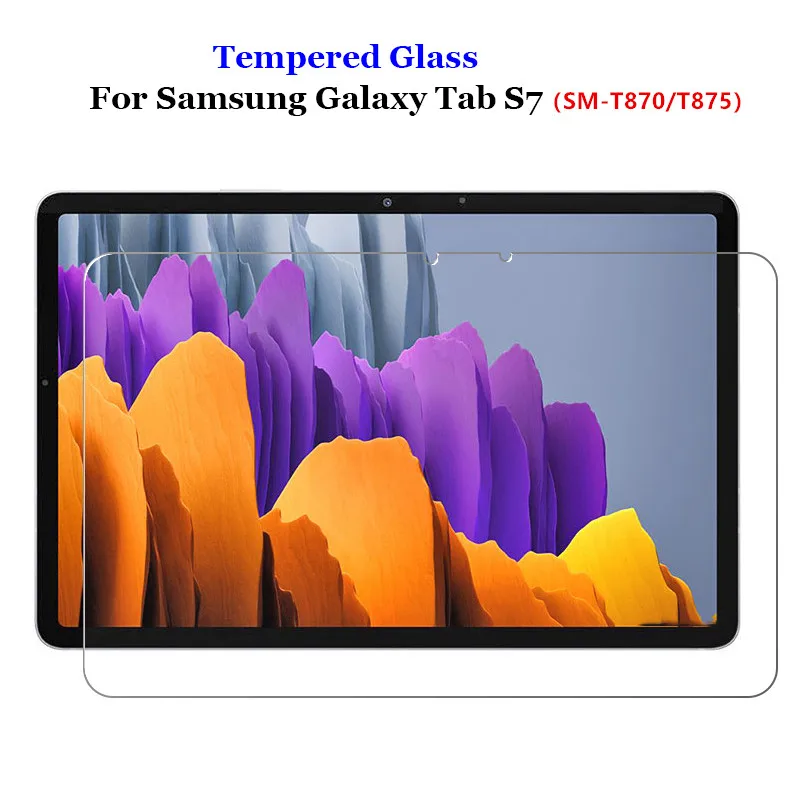 Защитная пленка из закаленного стекла для Samsung Galaxy Tab S7 T870 T875 9H 2.5D стекло SM