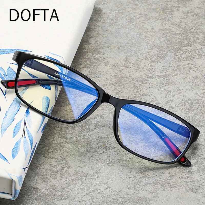 

Очки компьютерные DOFTA для мужчин и женщин, игровые очки с защитой от синего излучения, оптические очки с оправой, 5500