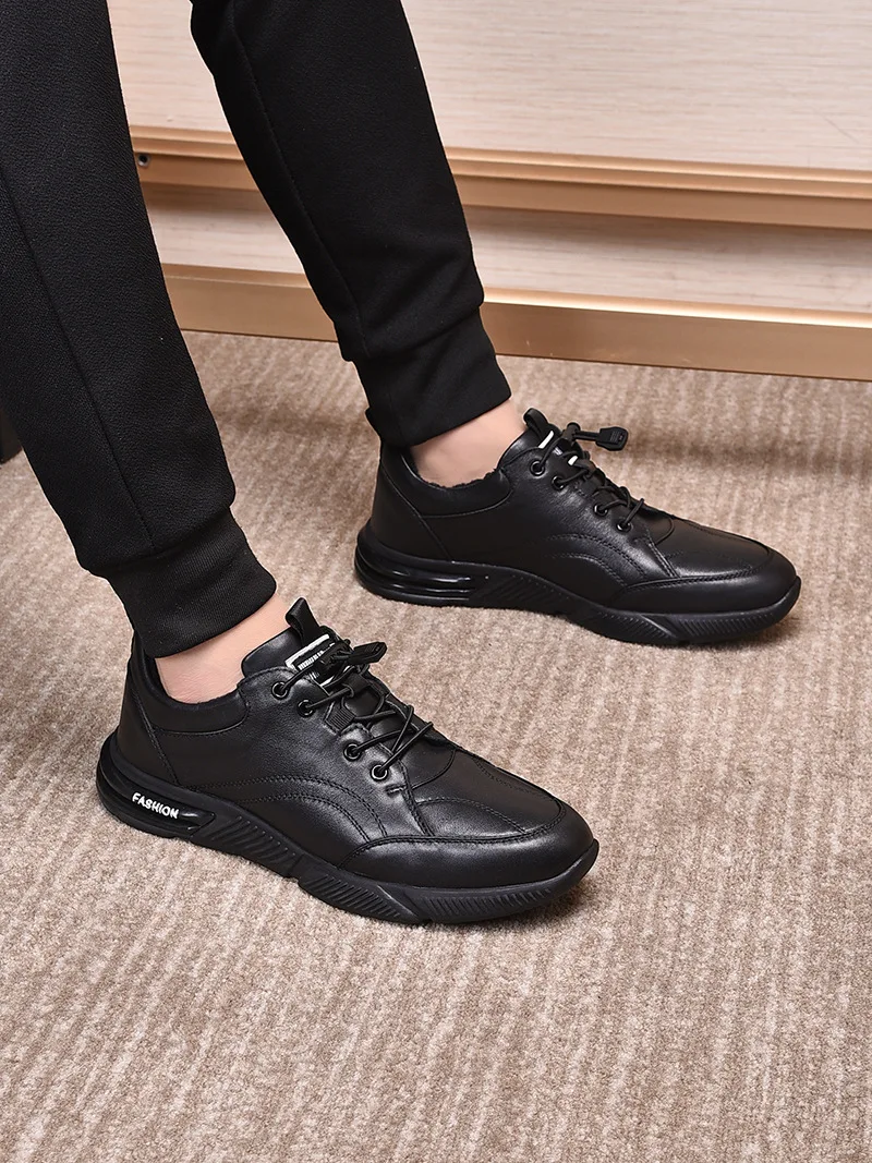 

Zapatos De Cuero Vacuno Para Hombre, Comodos, Bajos, Informales, Britanicos, De Cuero, Formales, Novedad De 2021 New Men Shoes