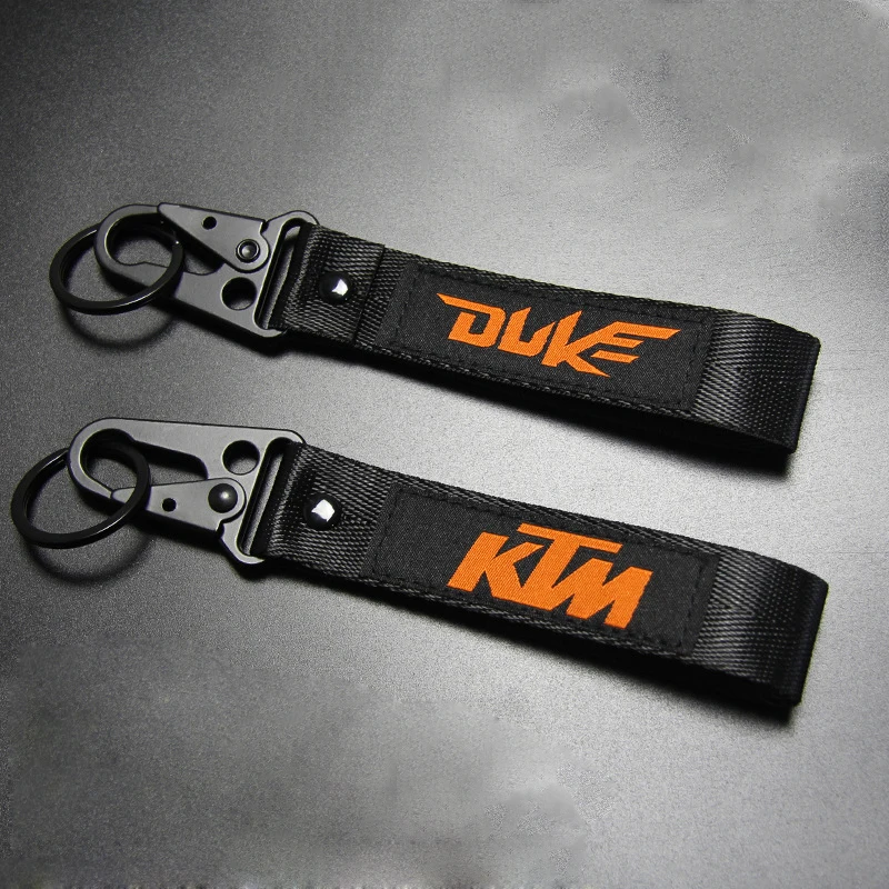 Тканевая полоса для трейлера со шнурком мотоциклетный брелок KTM с вышивкой