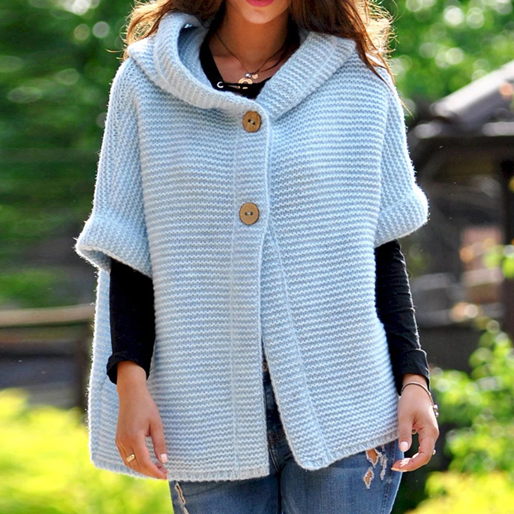 WENYUJH Newly Women Knitted Hooded Cardigan Sweater 2019 Winter Autumn Warm Loose Outwear Tops Fashion Female Sexy Knitwear |