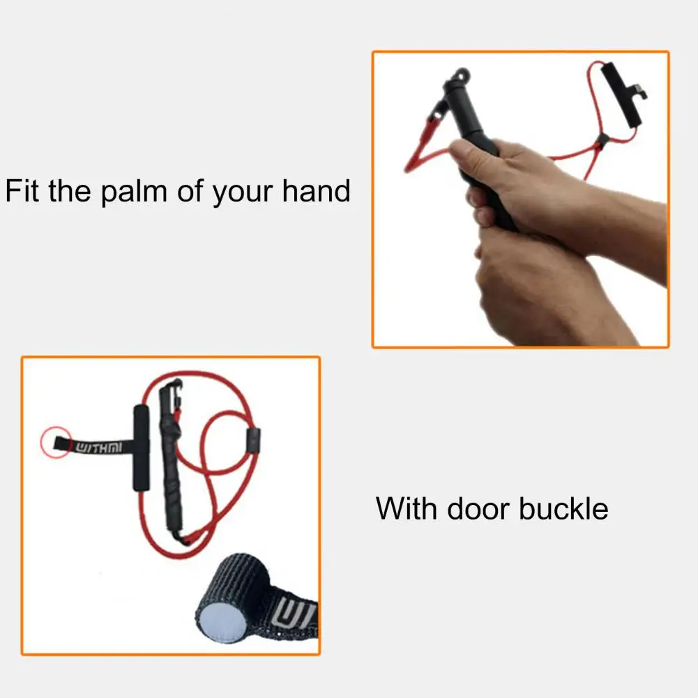 

Golf Power Swing Band 360 Degree Rotating Comfortable to Grip Solid Color Portable Golf Resistance Cord for Outdoor Sport