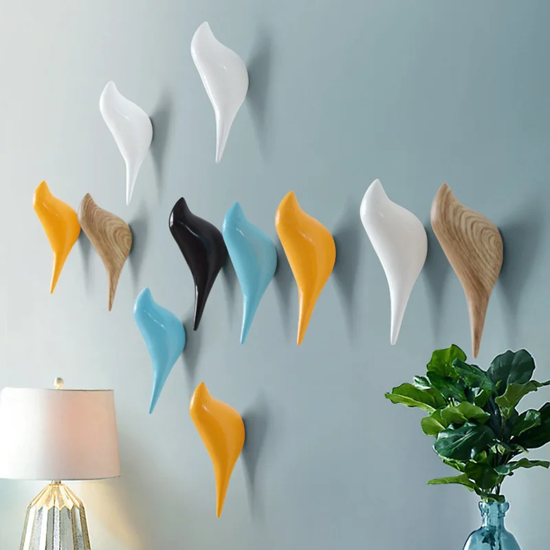 Крючок трехмерный крючок аксессуары для дома украшения птицы