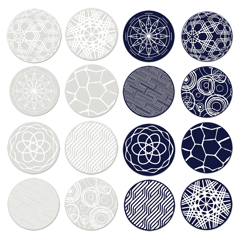 

Silicone Table Placemat Heat Insulation Non-slip Table Mat Round Non-stick Cup Mat Coffee Shop Kitchen Dining Table Accessories