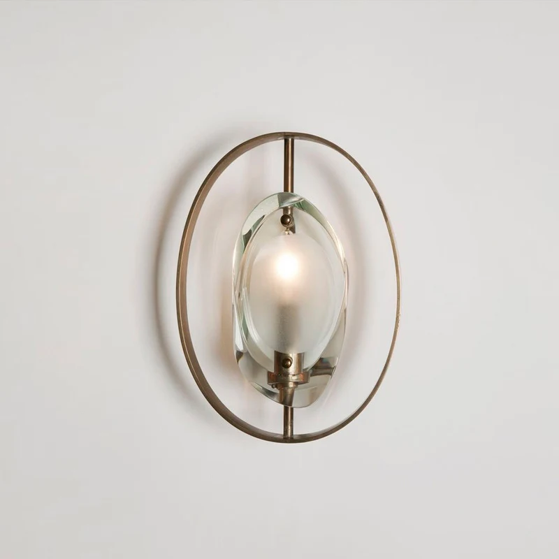

Postmodern LED wall lamp wrought iron living room art lighting bedroom bedside study floodlight