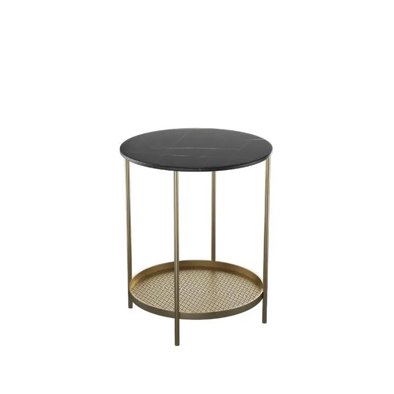 

Simple and modern double deck storage tea table balcony bedside table