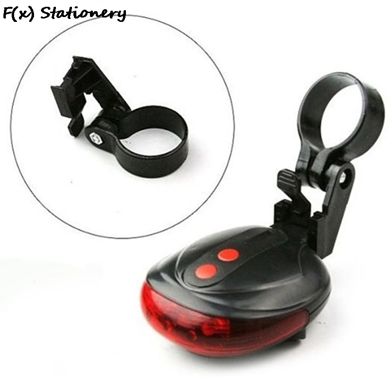

2 Laser +5 LED Rear Cycling Bicycle Bike Tail Safety Warning Flashing Lamp Light